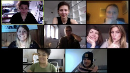 Videokonferenz der Schauspielschule